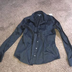 Button up black long sleeve